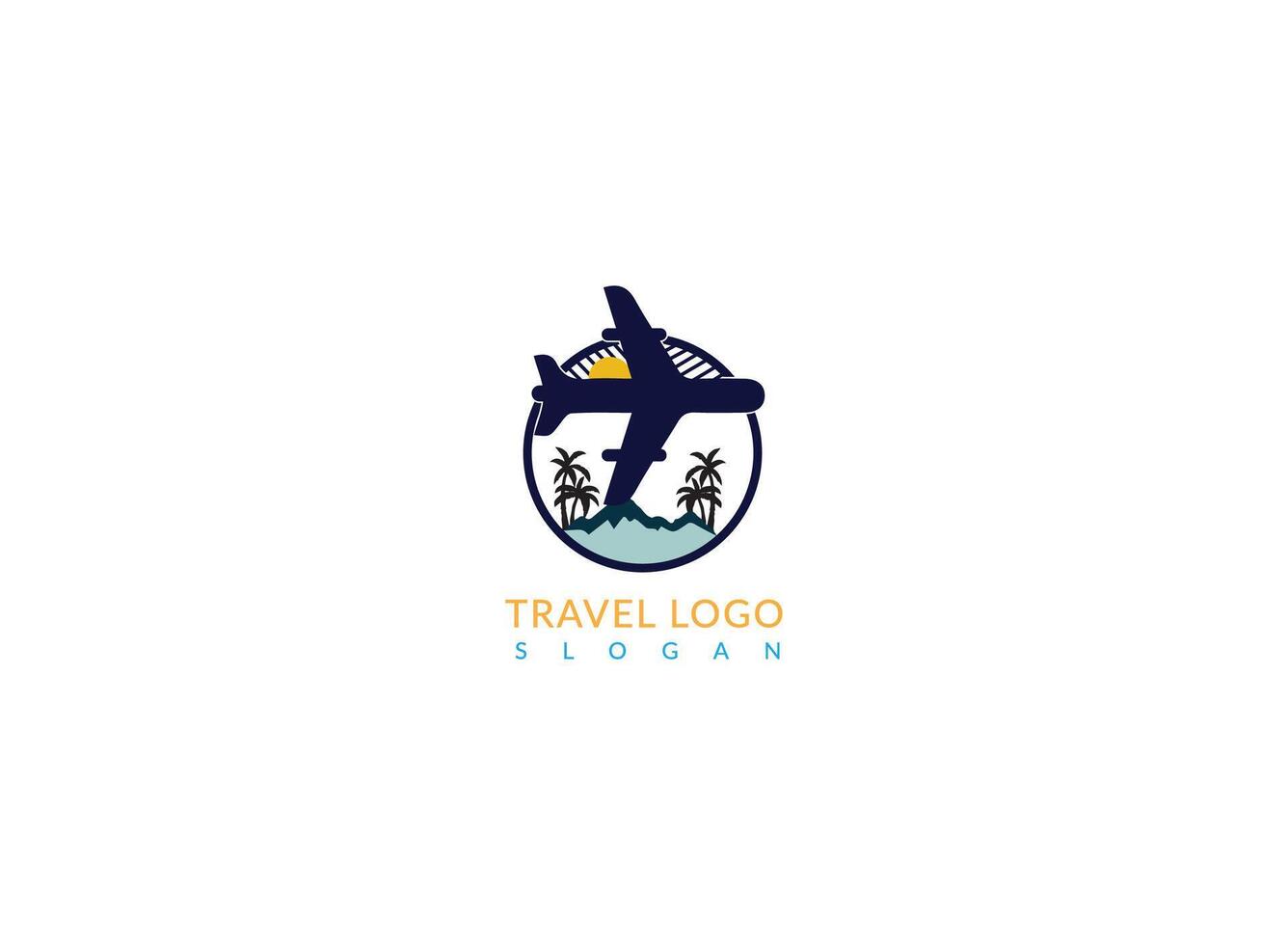 simples avião logotipo vetor ícone ilustração