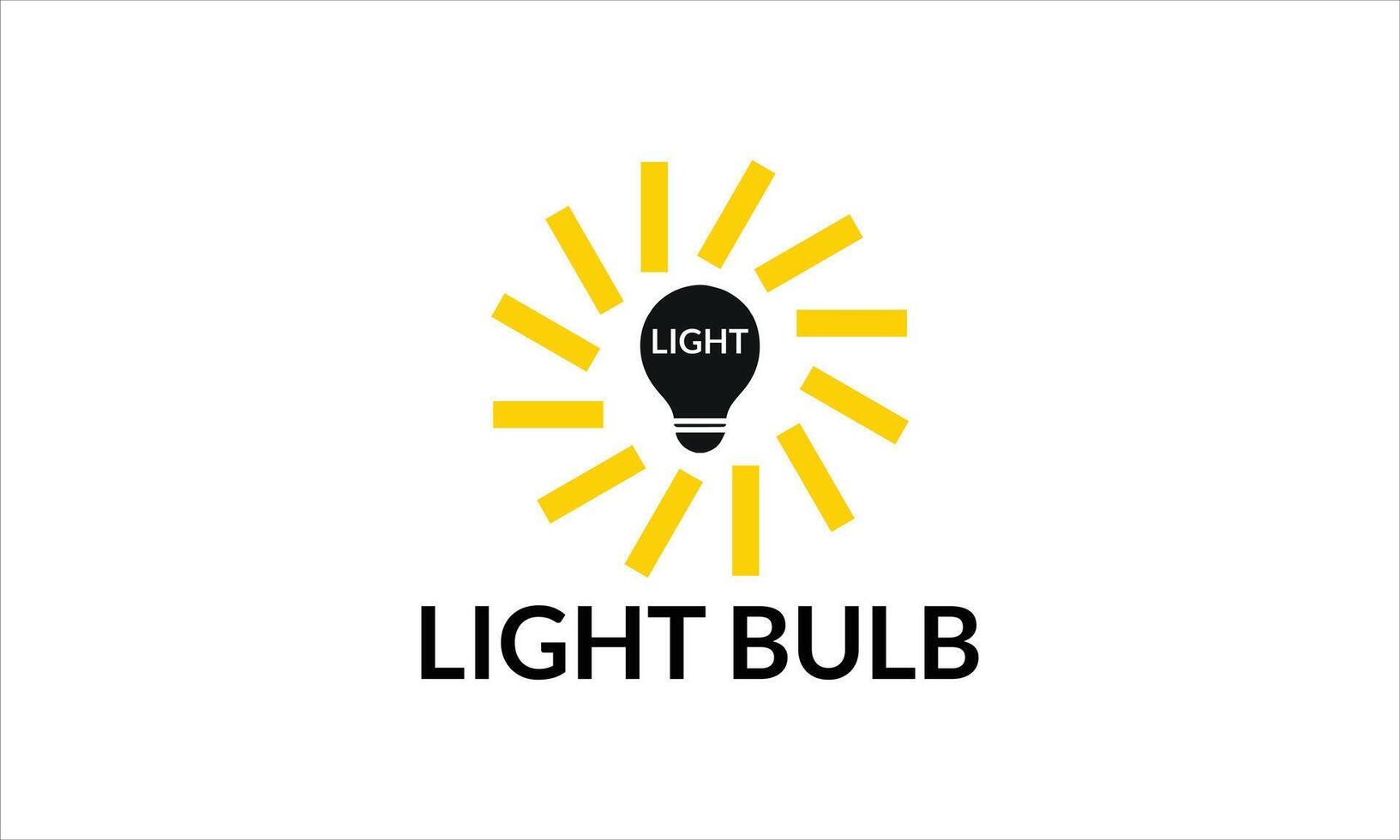 lâmpada isolado vetor abstrato logotipo do linhas