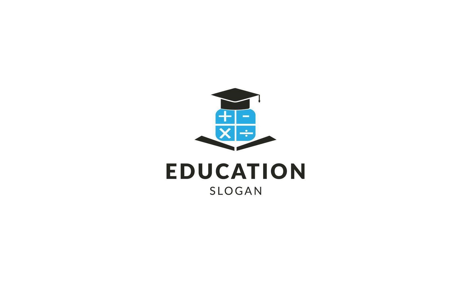 Educação mão desenhado logotipo Projeto. gradiente cor vetor