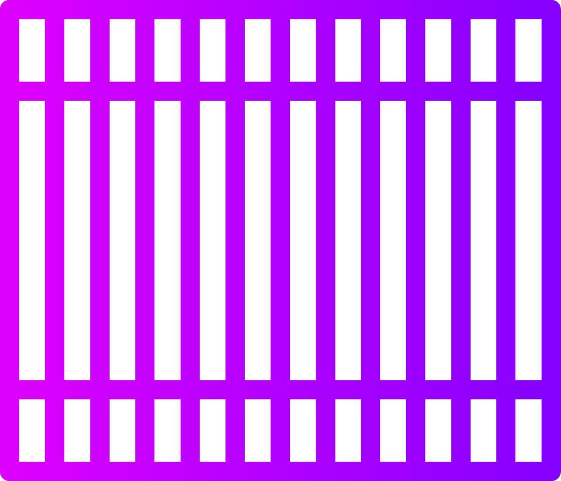 bambu esteira linear gradiente ícone vetor