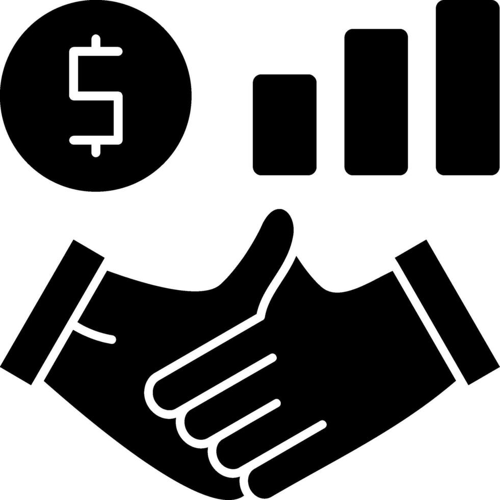 ícone de símbolo de parceria vetor