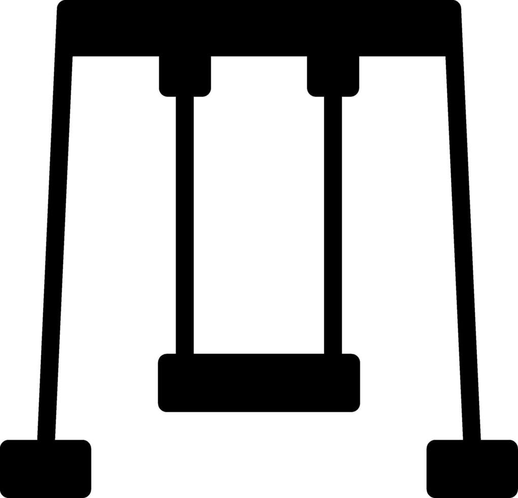 ícone de glifo de balanço vetor