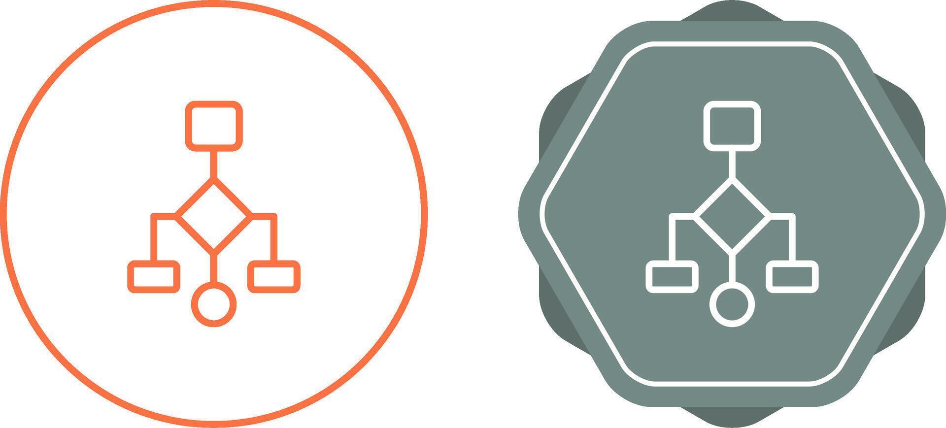 afinidade diagrama vetor ícone