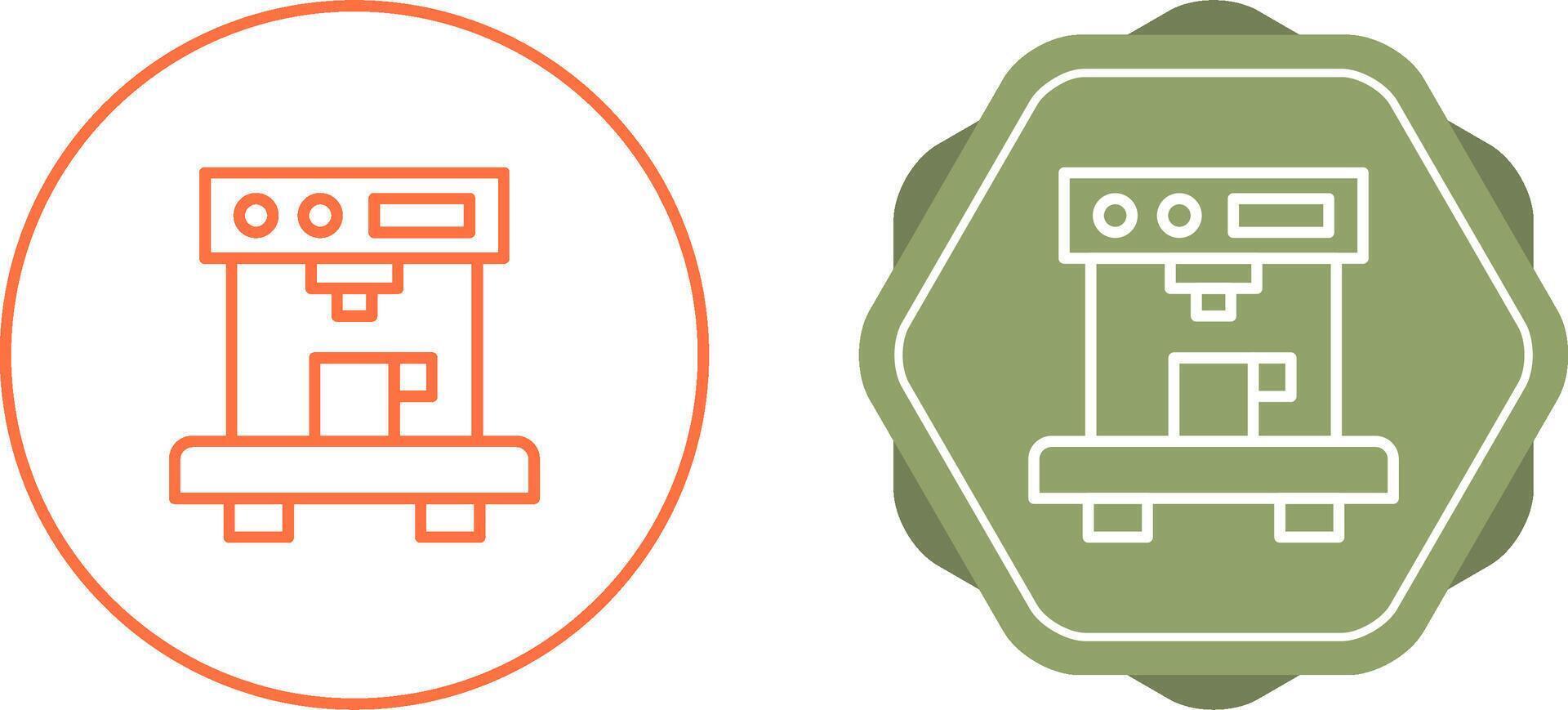 ícone de vetor de máquina de café