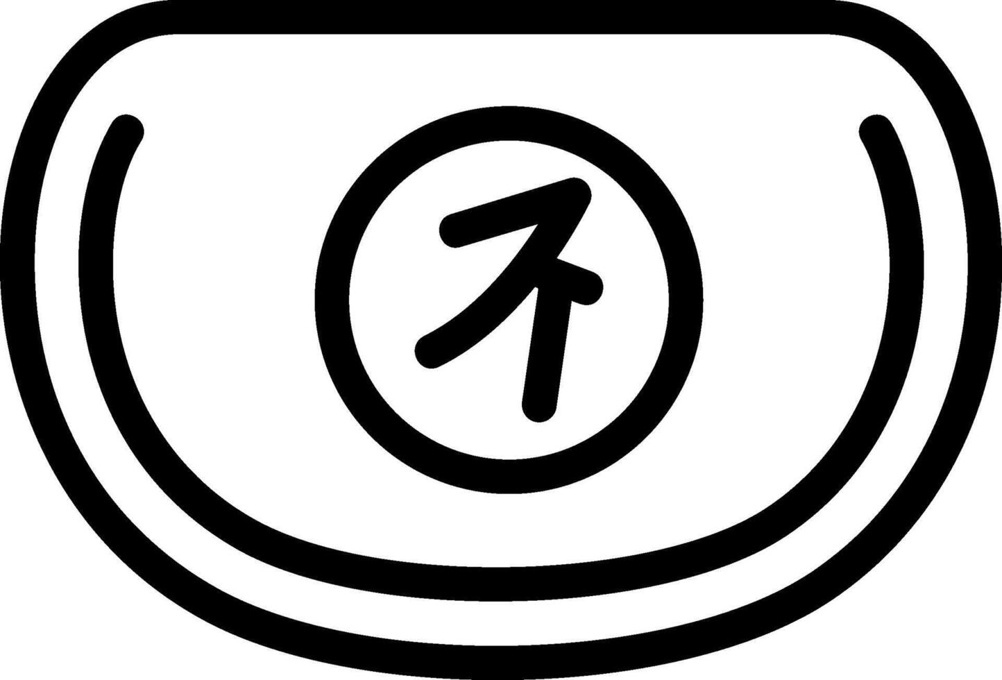 ícone de linha de xícara de chá vetor