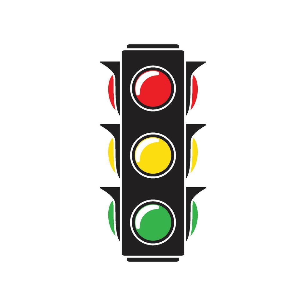 vetor de ícone de semáforo