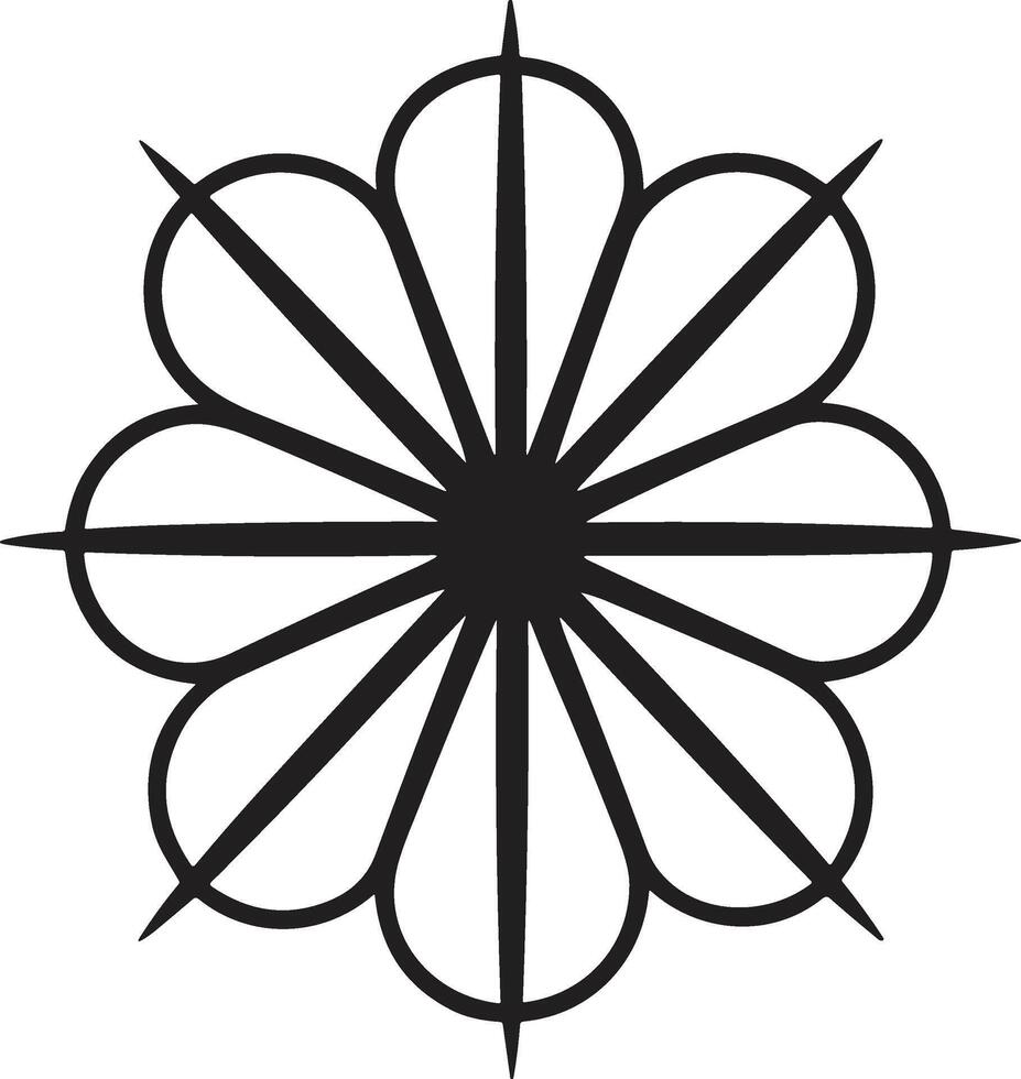 folha e flor logotipo para ioga dentro moderno mínimo estilo vetor