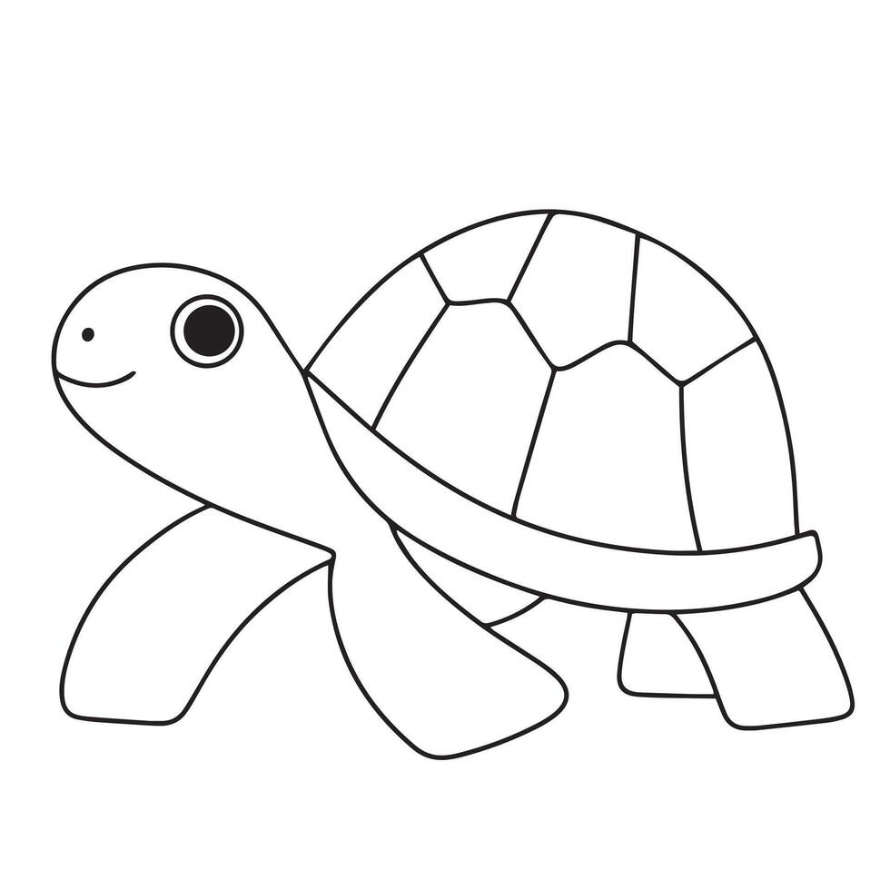 mão desenhado rabisco tartaruga ícone. esboço família clipart. mão desenhado vetor arte.