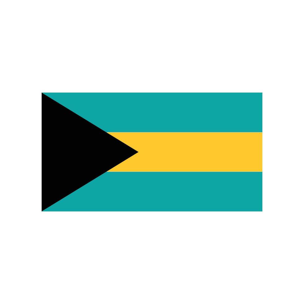 bahamas bandeira ícone vetor