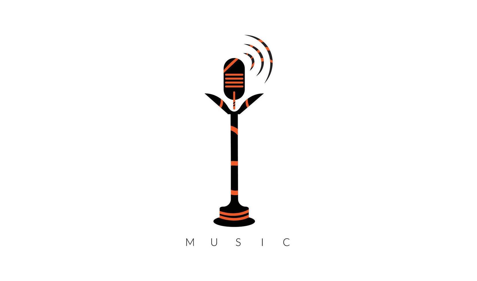 vetor música logotipo Projeto.