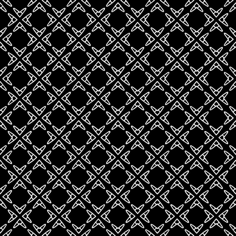 padrão abstrato sem emenda preto e branco. fundo e pano de fundo. design ornamental em tons de cinza. vetor