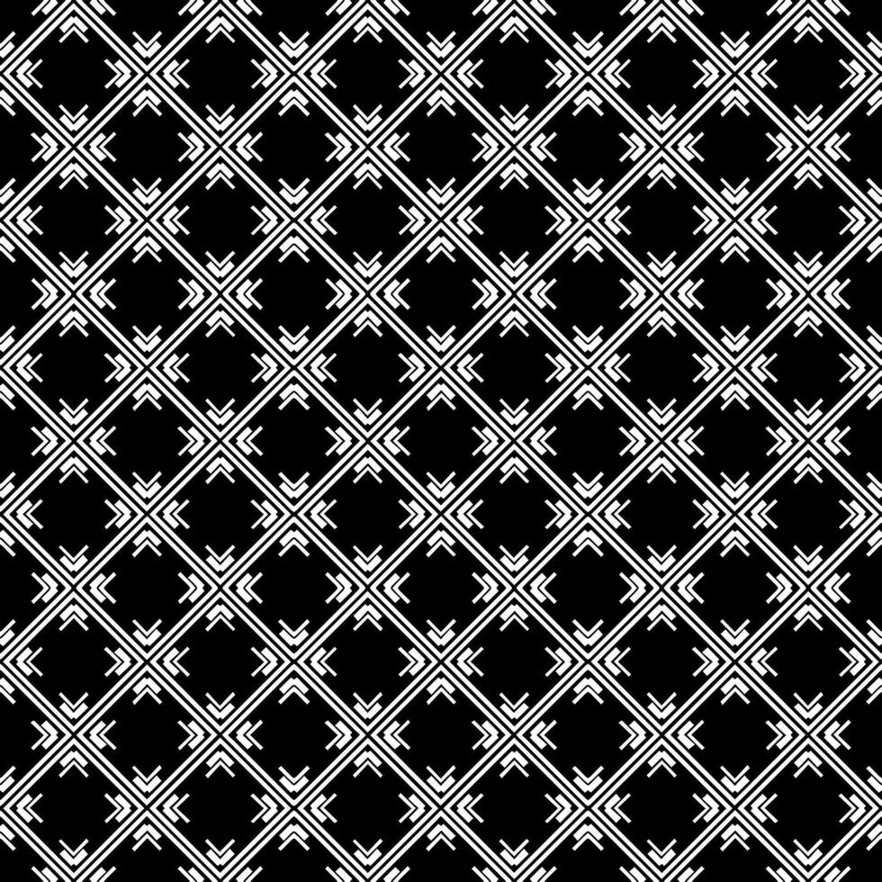 padrão abstrato sem emenda preto e branco. fundo e pano de fundo. design ornamental em tons de cinza. vetor