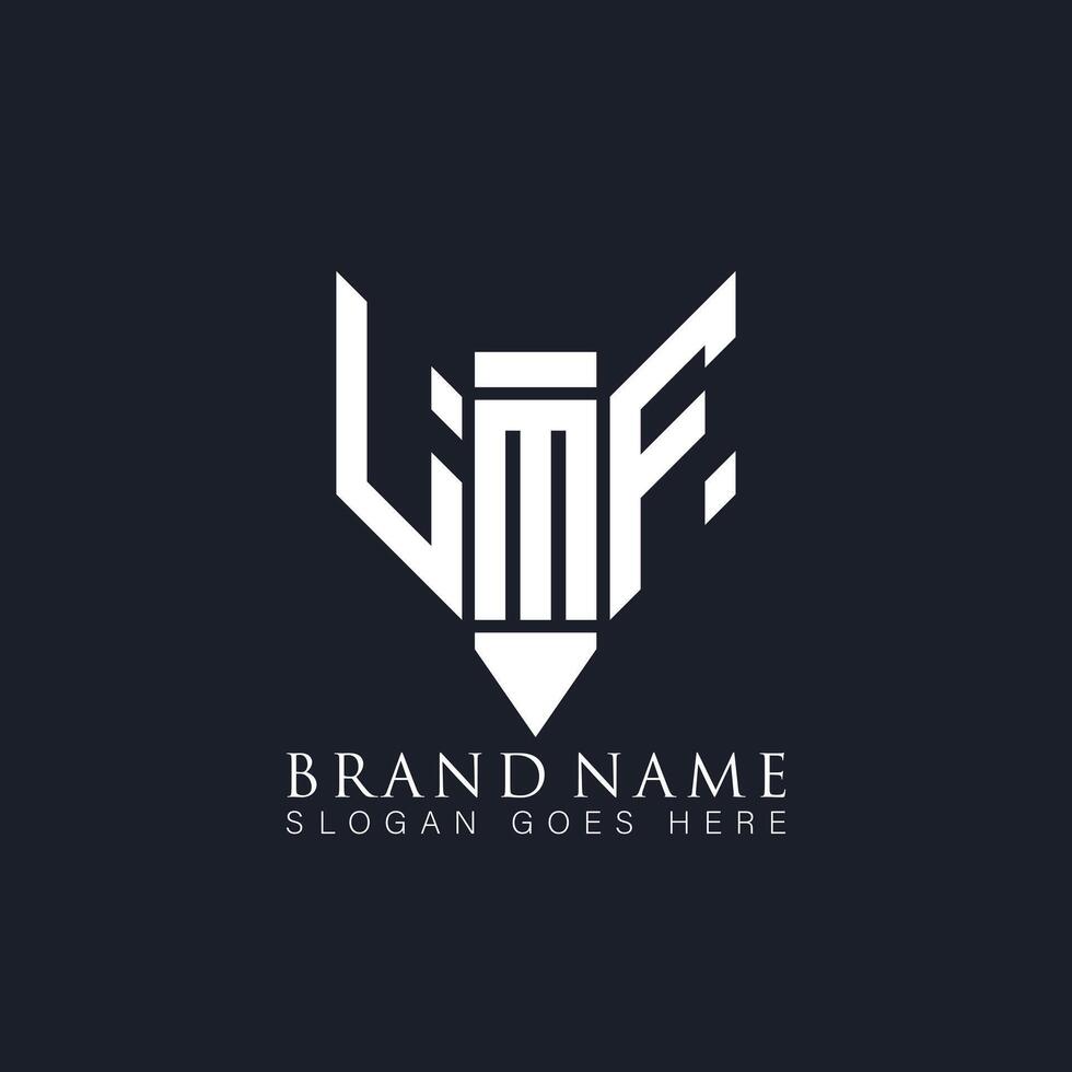 lmf abstrato carta logotipo. lmf criativo monograma iniciais carta logotipo conceito. lmf único moderno plano abstrato vetor carta logotipo Projeto.