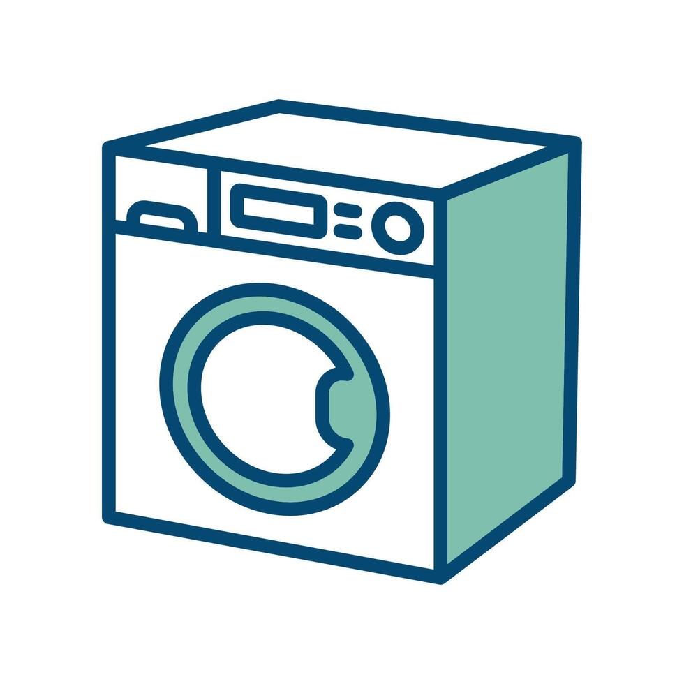 lavando máquina ícone vetor Projeto modelo dentro branco fundo