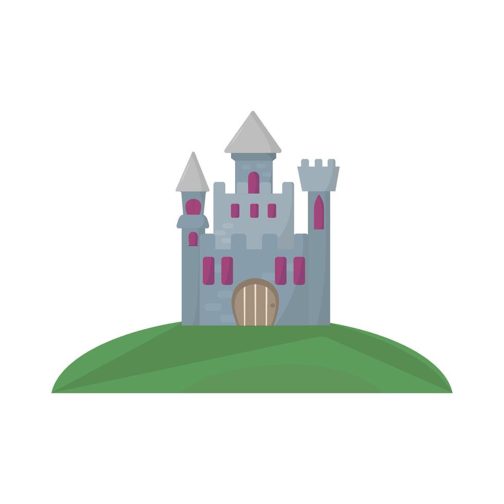 ilustração do castelo vetor