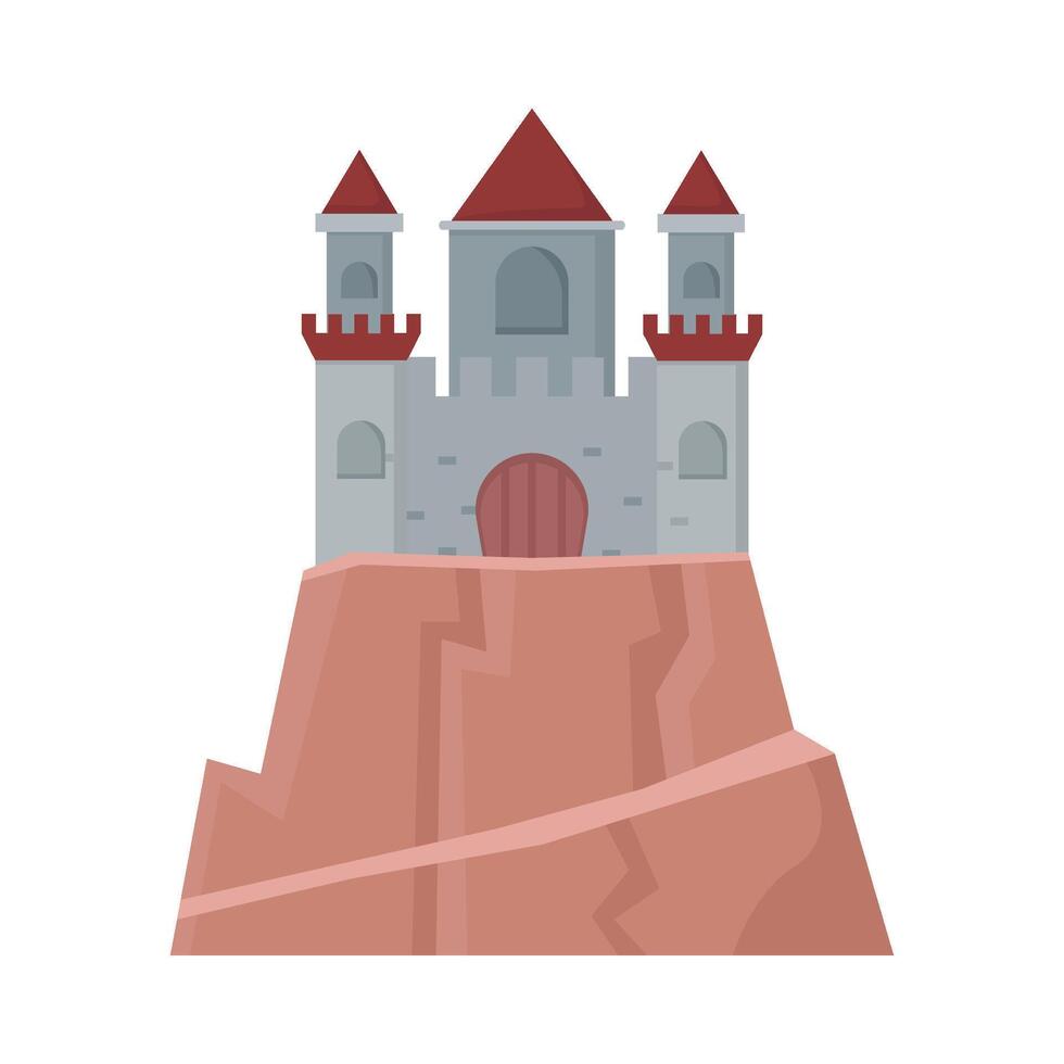 ilustração do castelo vetor