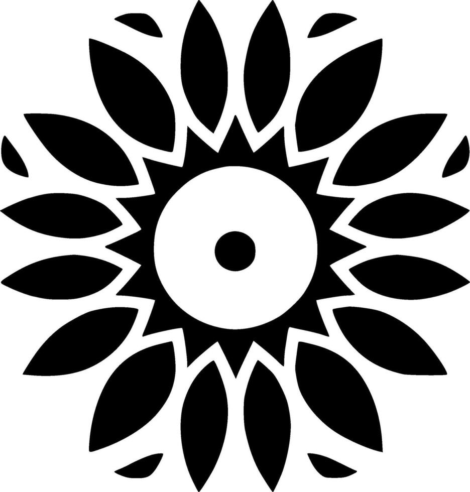 flor - minimalista e plano logotipo - vetor ilustração