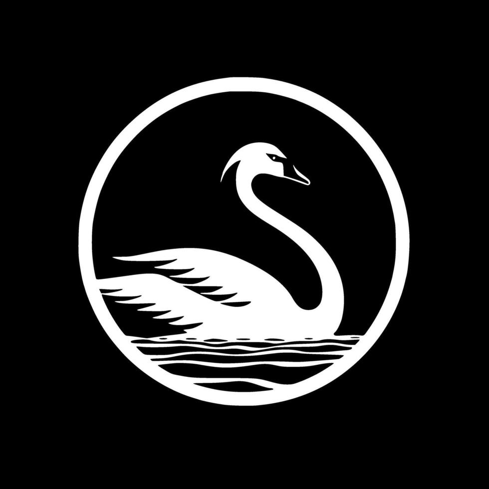 cisne - Alto qualidade vetor logotipo - vetor ilustração ideal para camiseta gráfico