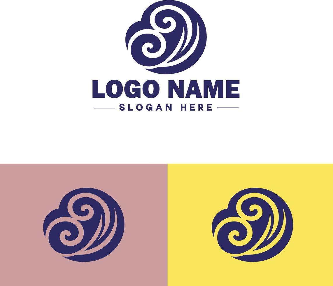 nuvem logotipo ícone vetor arte gráficos para o negócio marca aplicativo ícone céu nuvem logotipo modelo