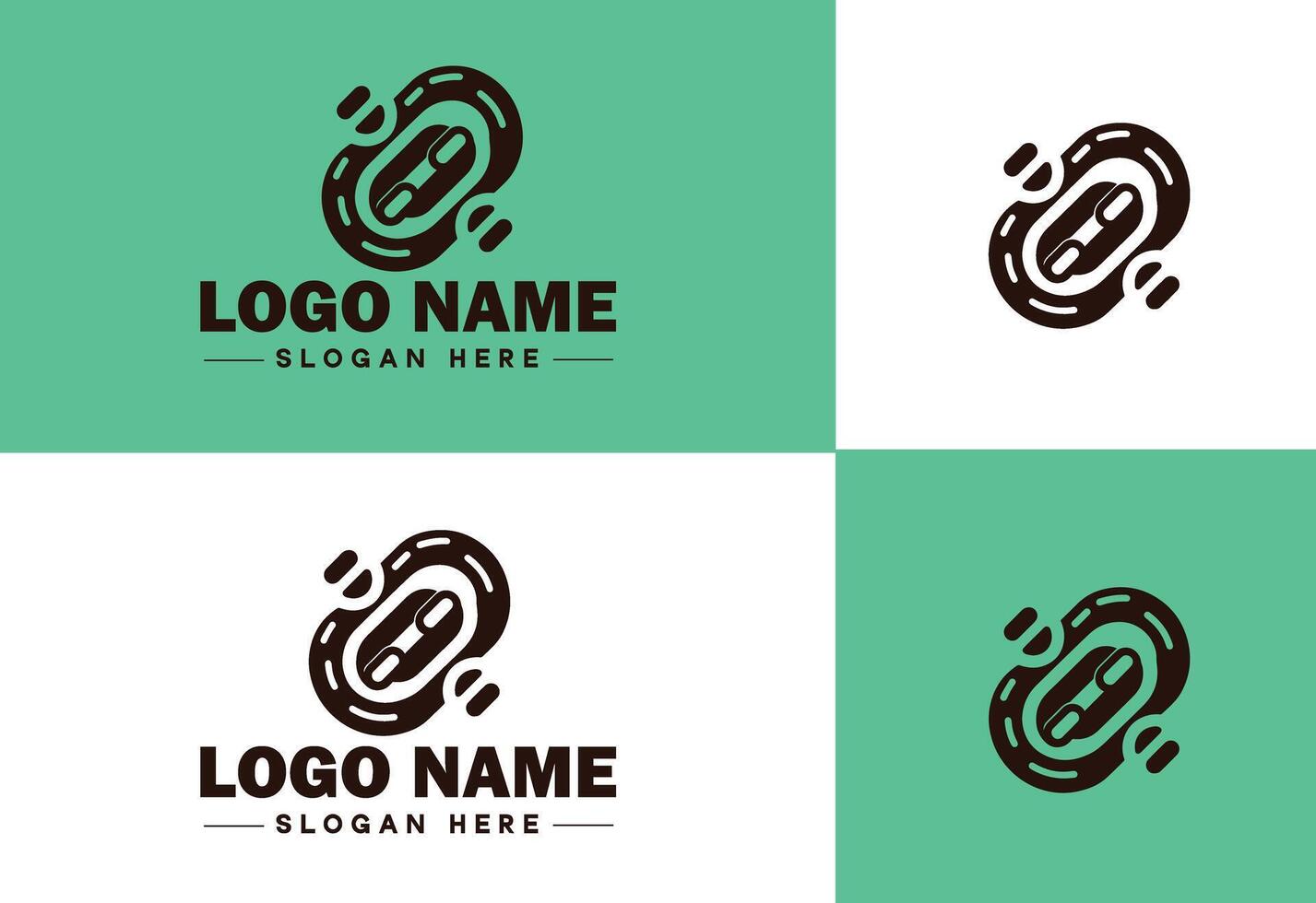 cadeia ícone logotipo vetor arte gráficos para o negócio marca aplicativo ícone cadeia logotipo modelo