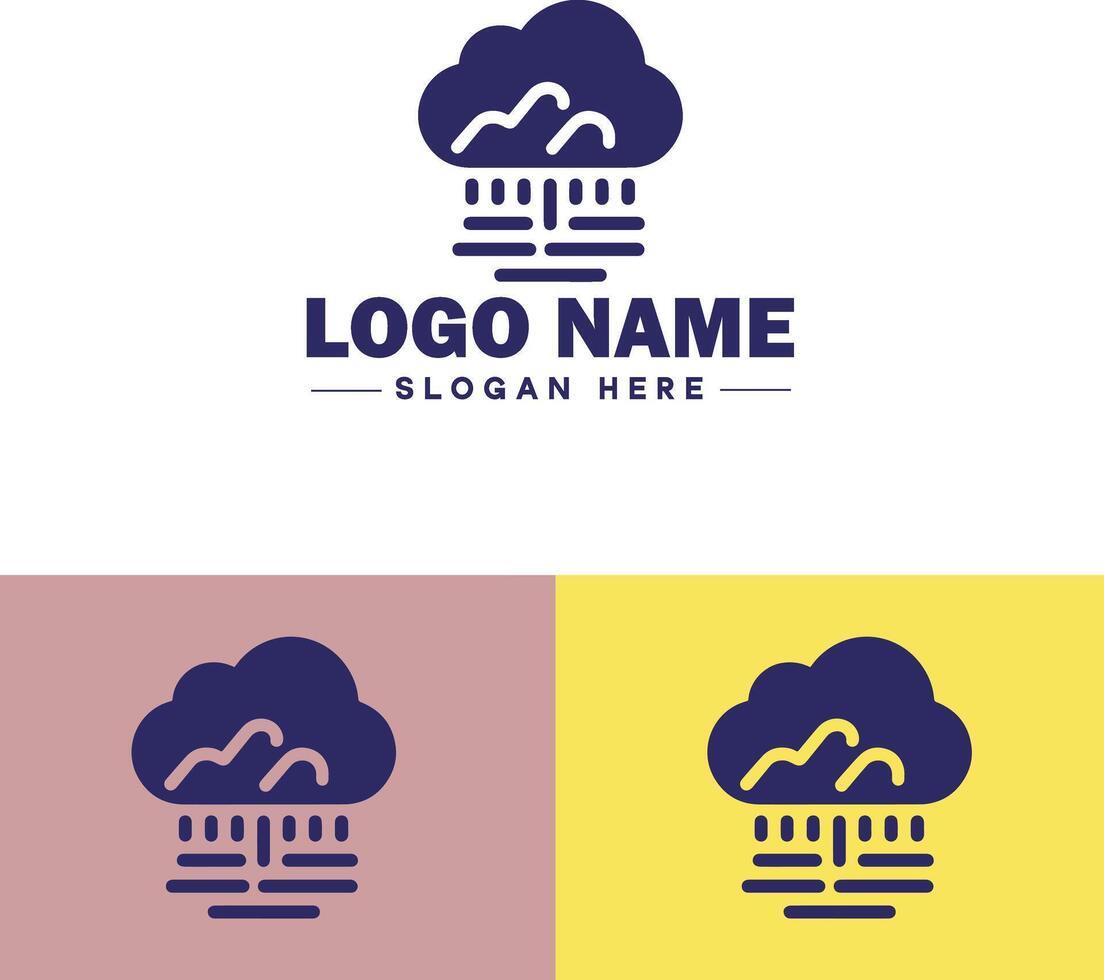 nuvem logotipo ícone vetor arte gráficos para o negócio marca aplicativo ícone céu nuvem logotipo modelo