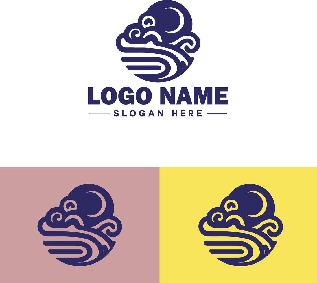 nuvem logotipo ícone vetor arte gráficos para o negócio marca aplicativo ícone céu nuvem logotipo modelo