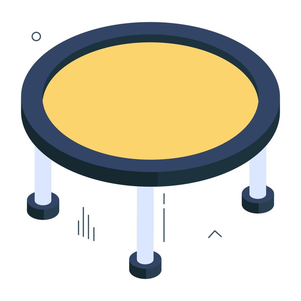 moderno Projeto ícone do trampolim vetor