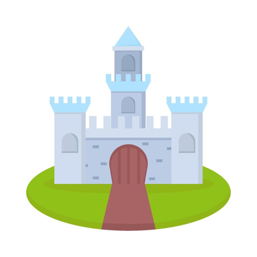 ilustração do castelo vetor