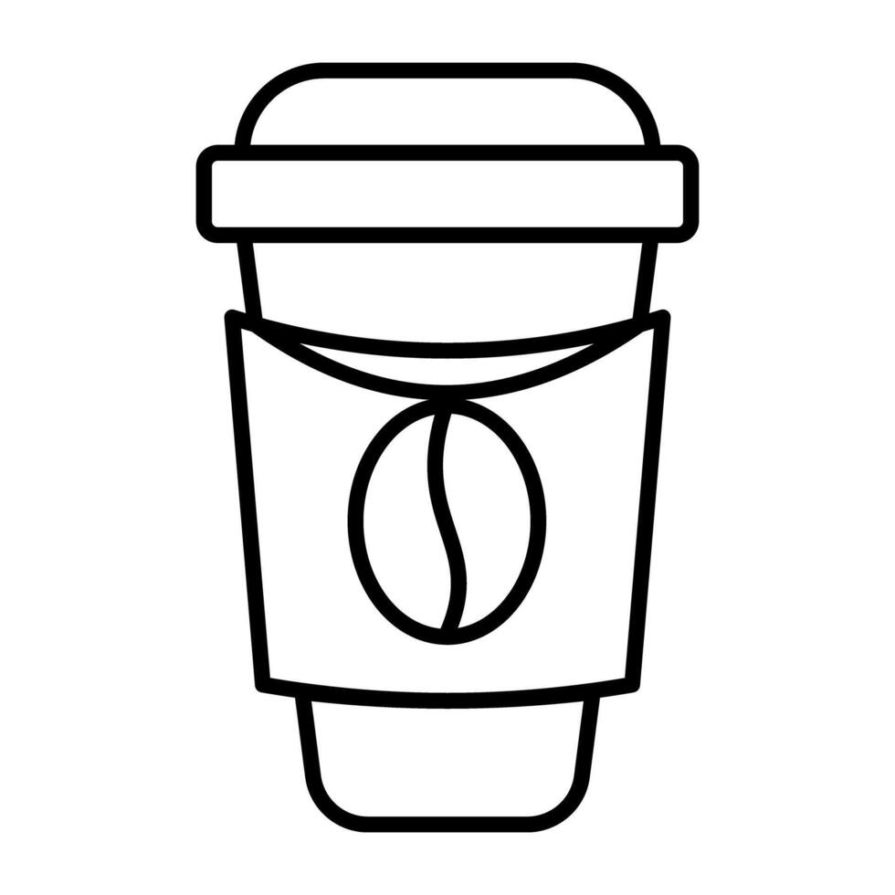 a ícone Projeto do café xícara, editável vetor
