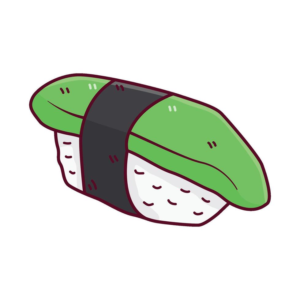 ilustração do Sushi vetor