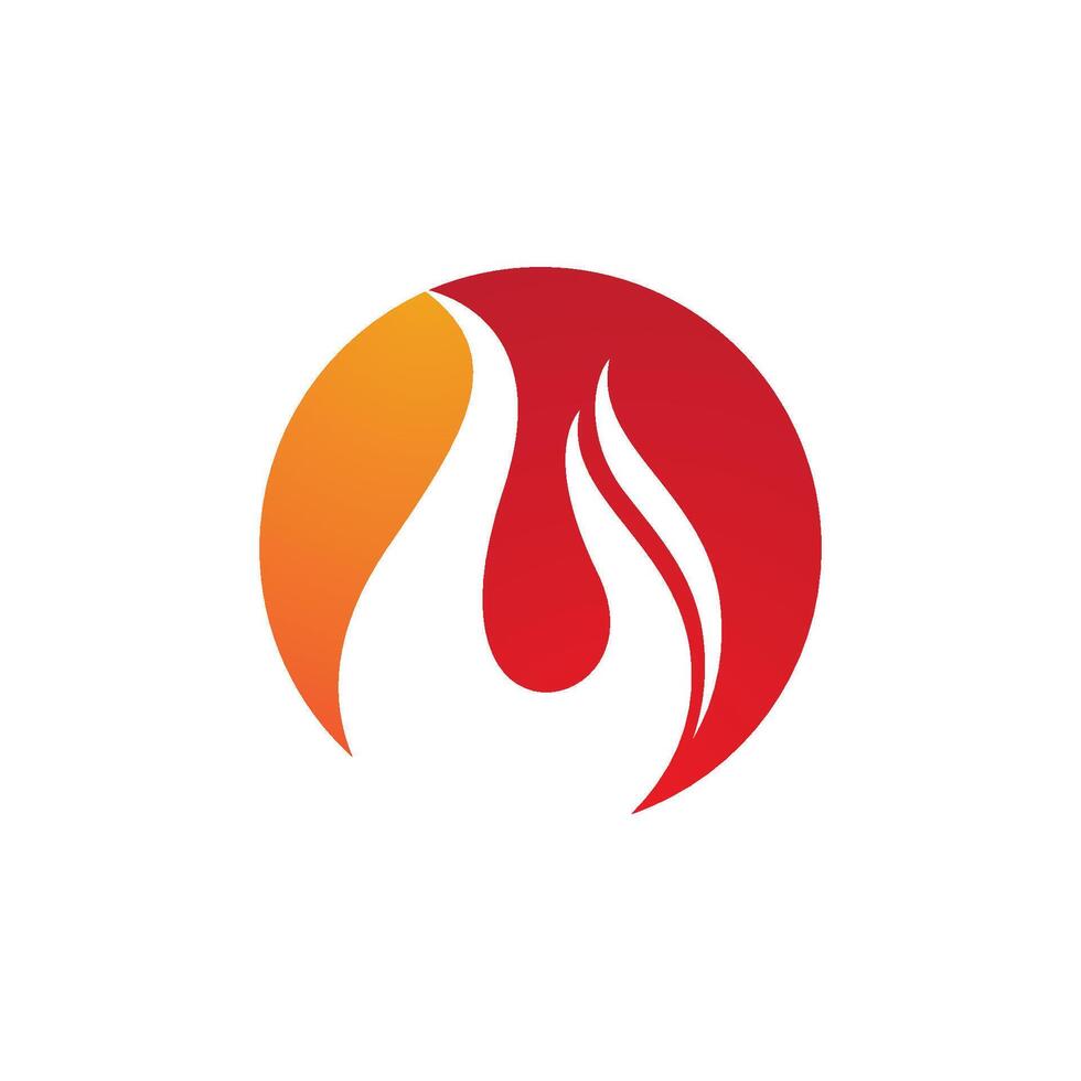 logotipo da chama de fogo vetor