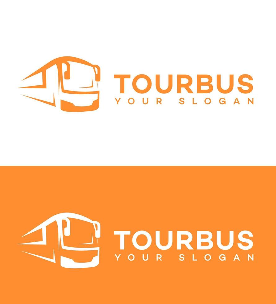 Tour ônibus logotipo ícone marca identidade placa símbolo vetor