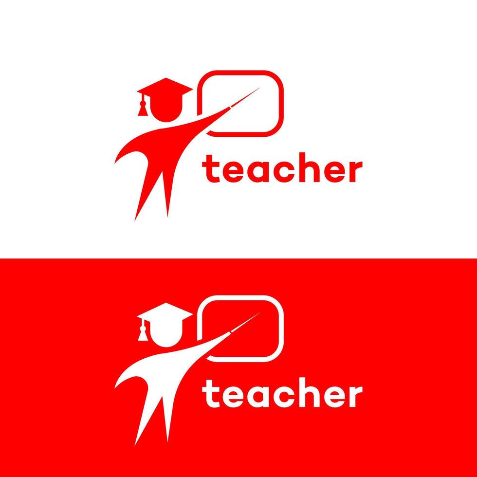 professor logotipo ícone marca identidade placa símbolo modelo vetor