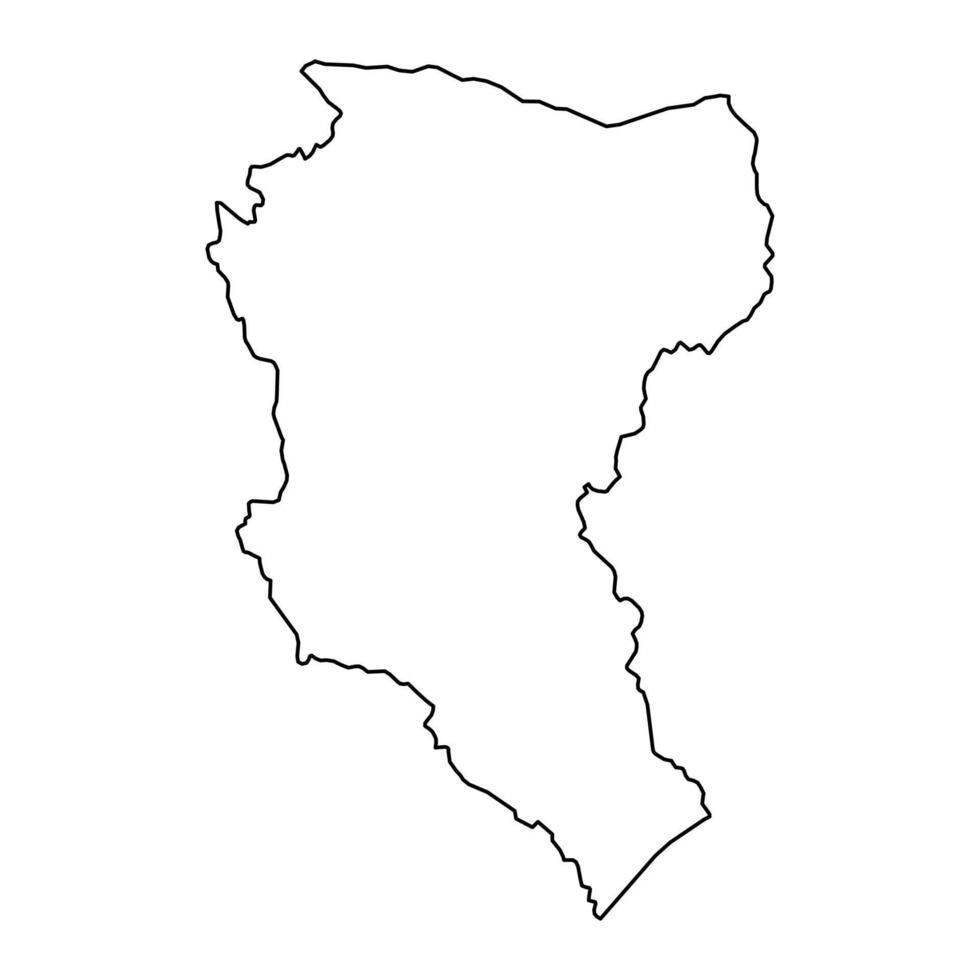 Manatuto município mapa, administrativo divisão do leste timor. vetor ilustração.