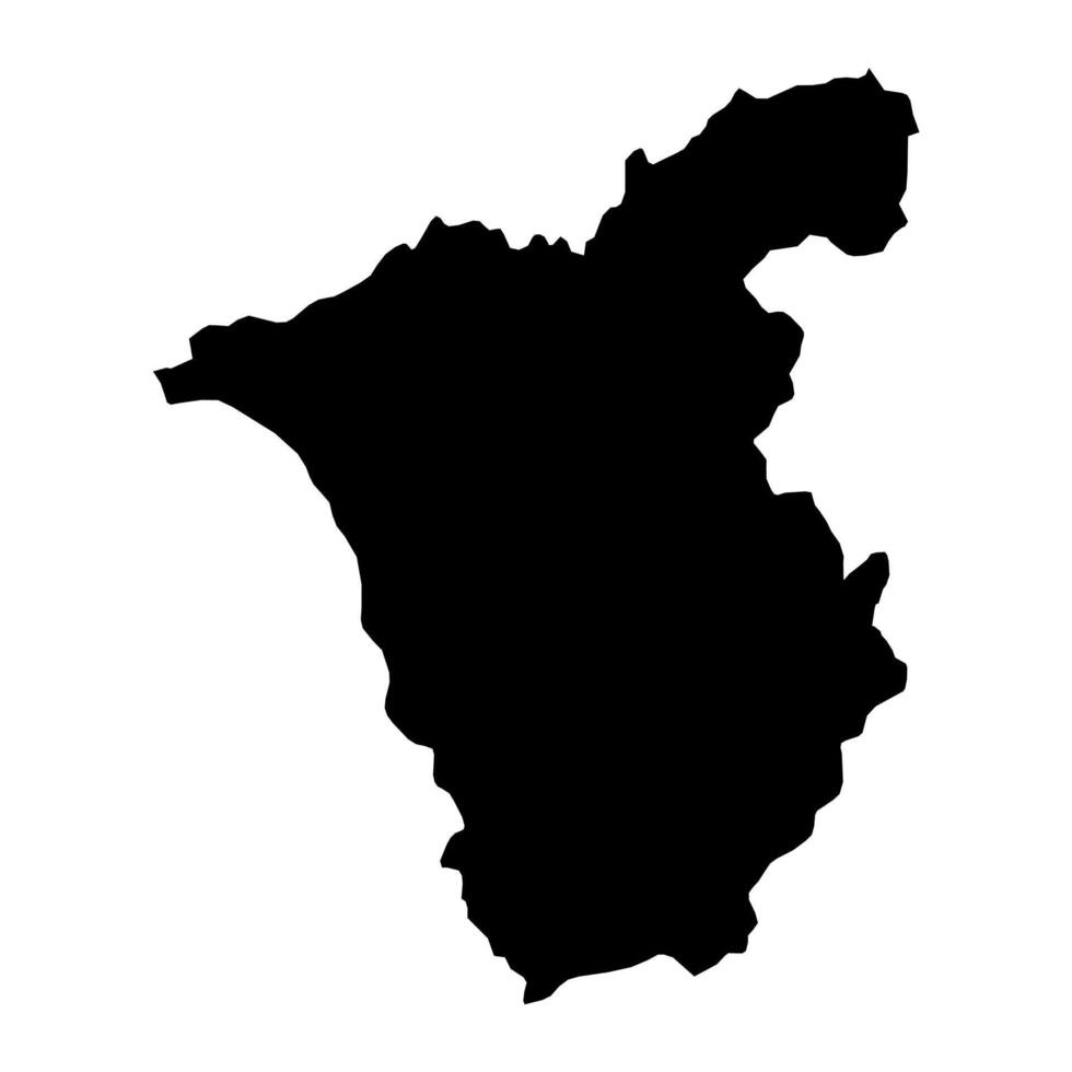 Ermera município mapa, administrativo divisão do leste timor. vetor ilustração.