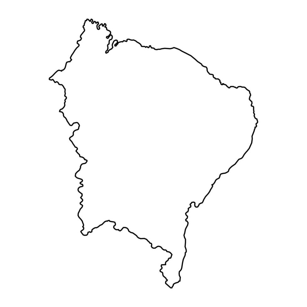 nordeste região mapa, brasil. vetor ilustração.