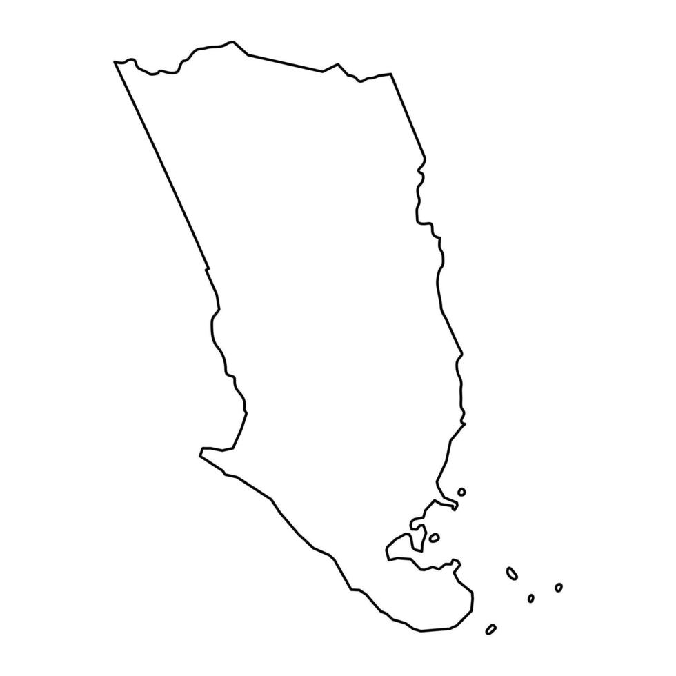 Clarendon freguesia mapa, administrativo divisão do Jamaica. vetor ilustração.