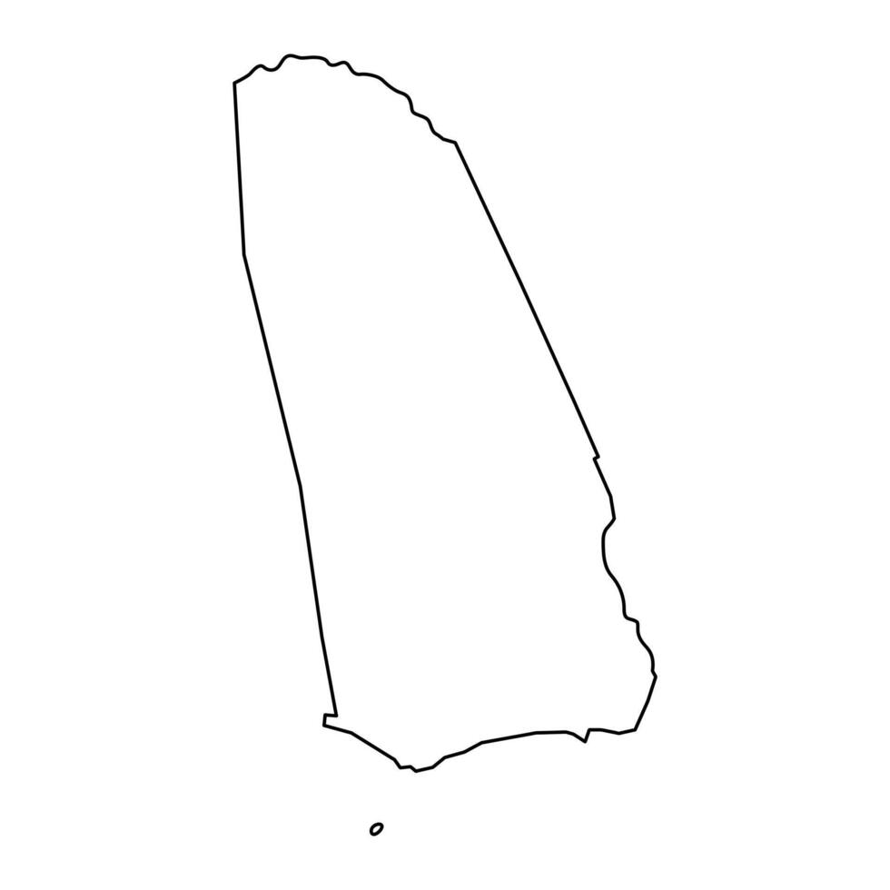 Manchester freguesia mapa, administrativo divisão do Jamaica. vetor ilustração.