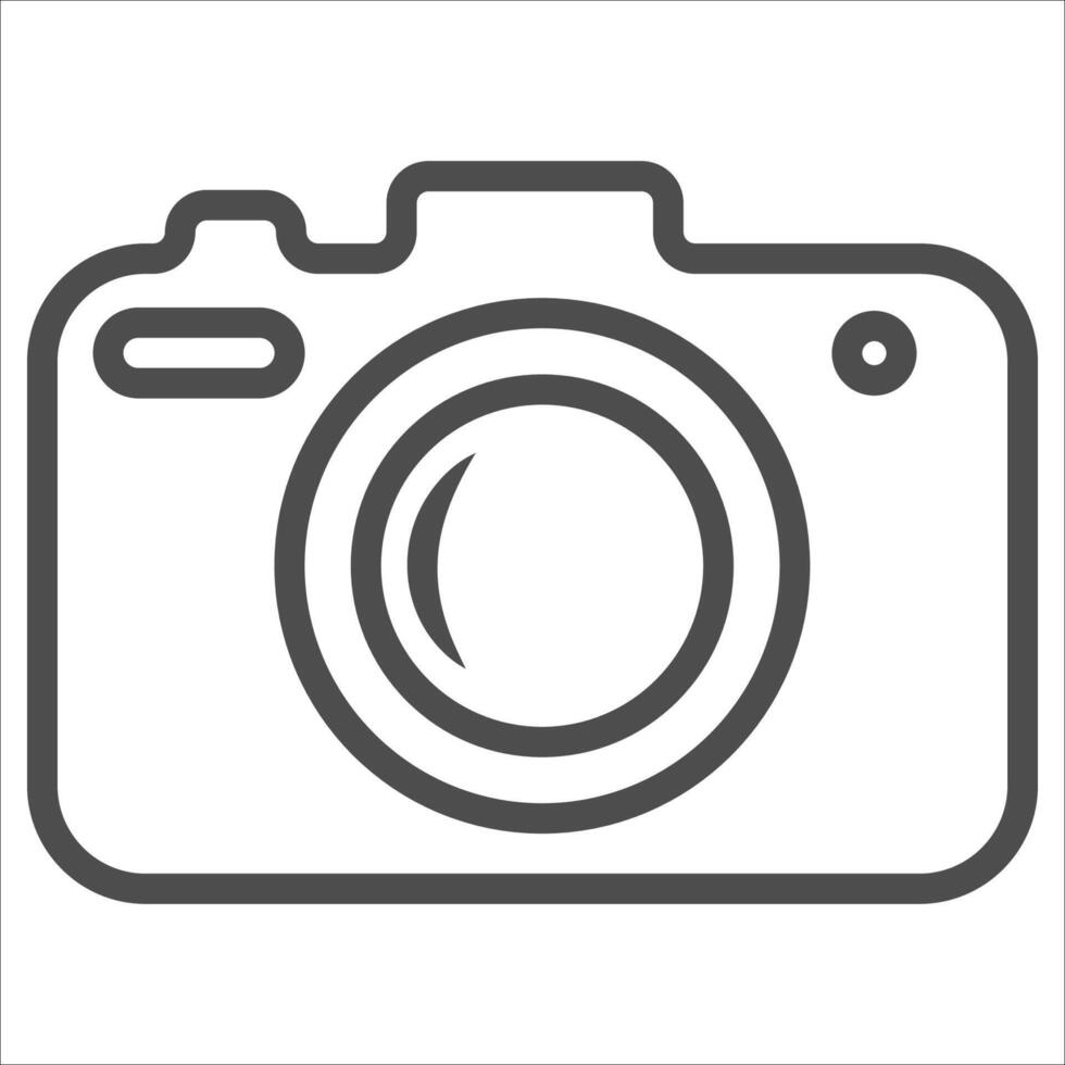 Câmera, tiroteio ícone vetor ilustração símbolo