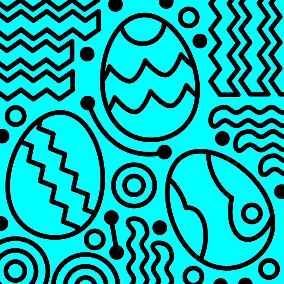 abstrato ovos rabisco para fundo vetor