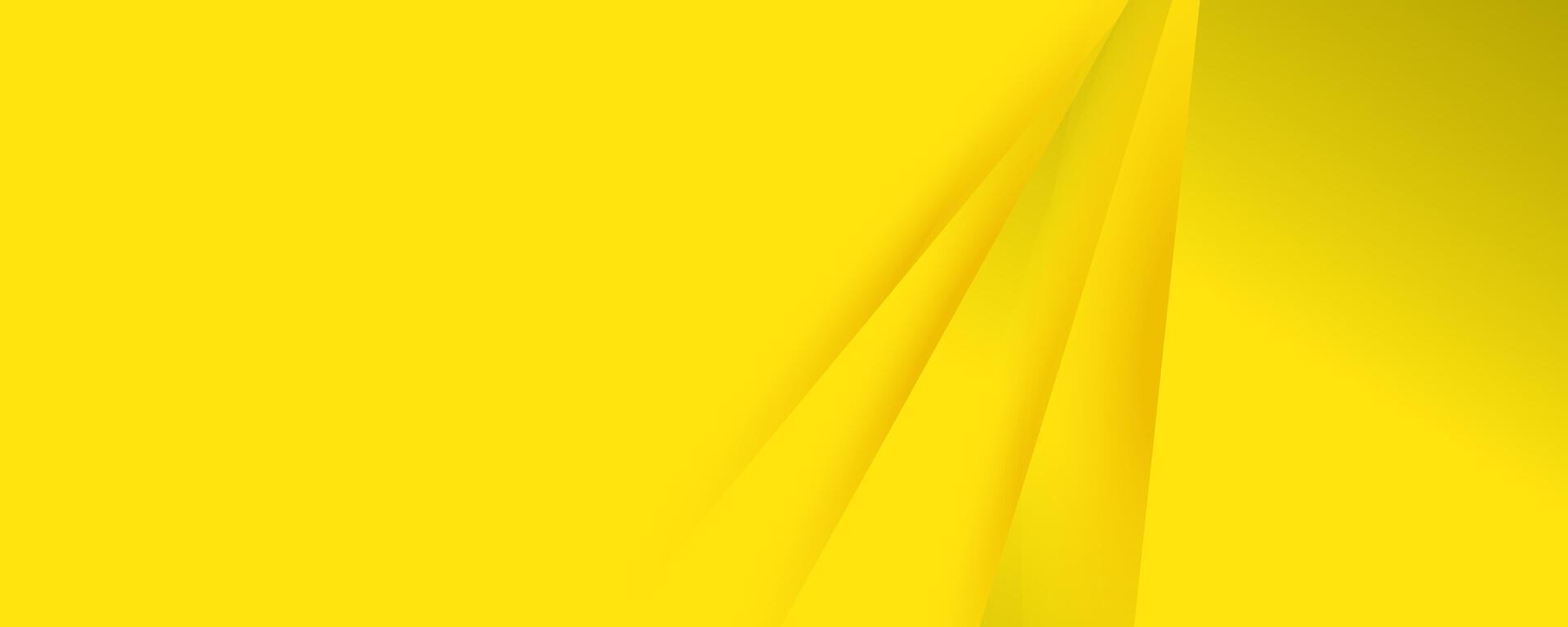 uma amarelo bandeira vetor Projeto. azul e amarelo abstrato fundo moderno hipster futurista vetor ilustração