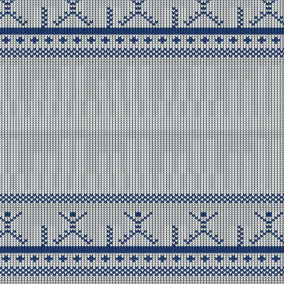 azul tricô suéter padronizar e inverno feriado suéter projeto, vetor ilustração