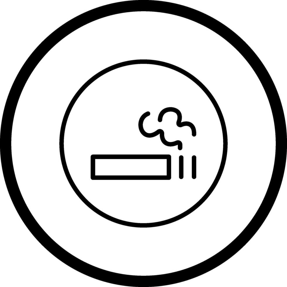 ícone de vetor de fumar
