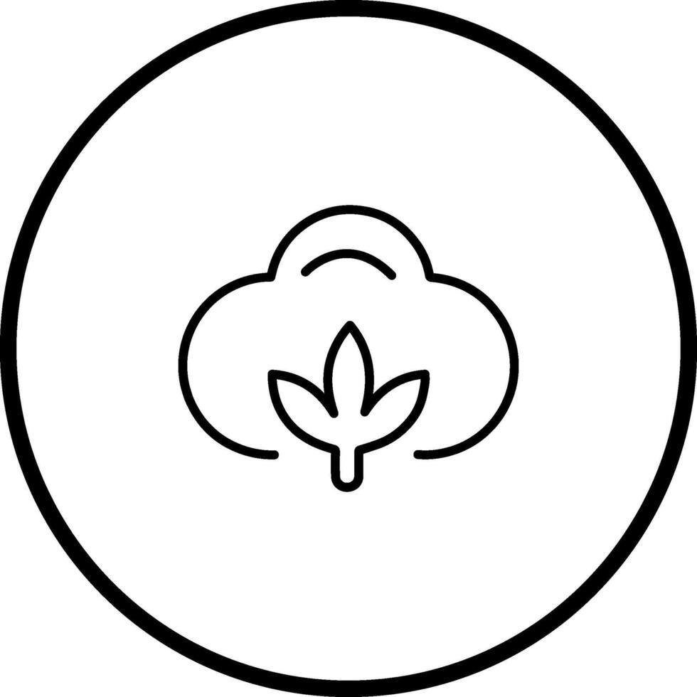 ícone de vetor de algodão