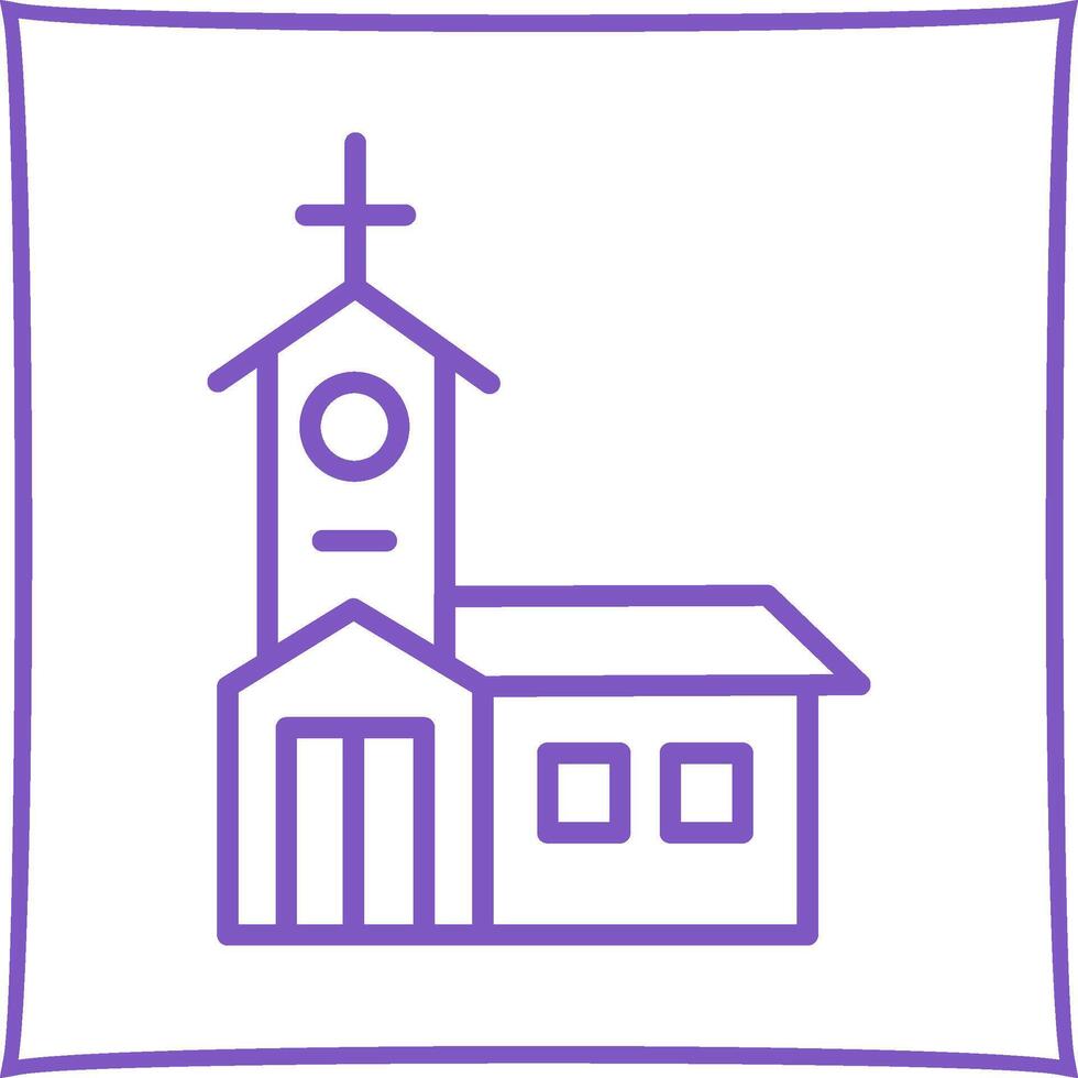 construção Igreja vetor ícone