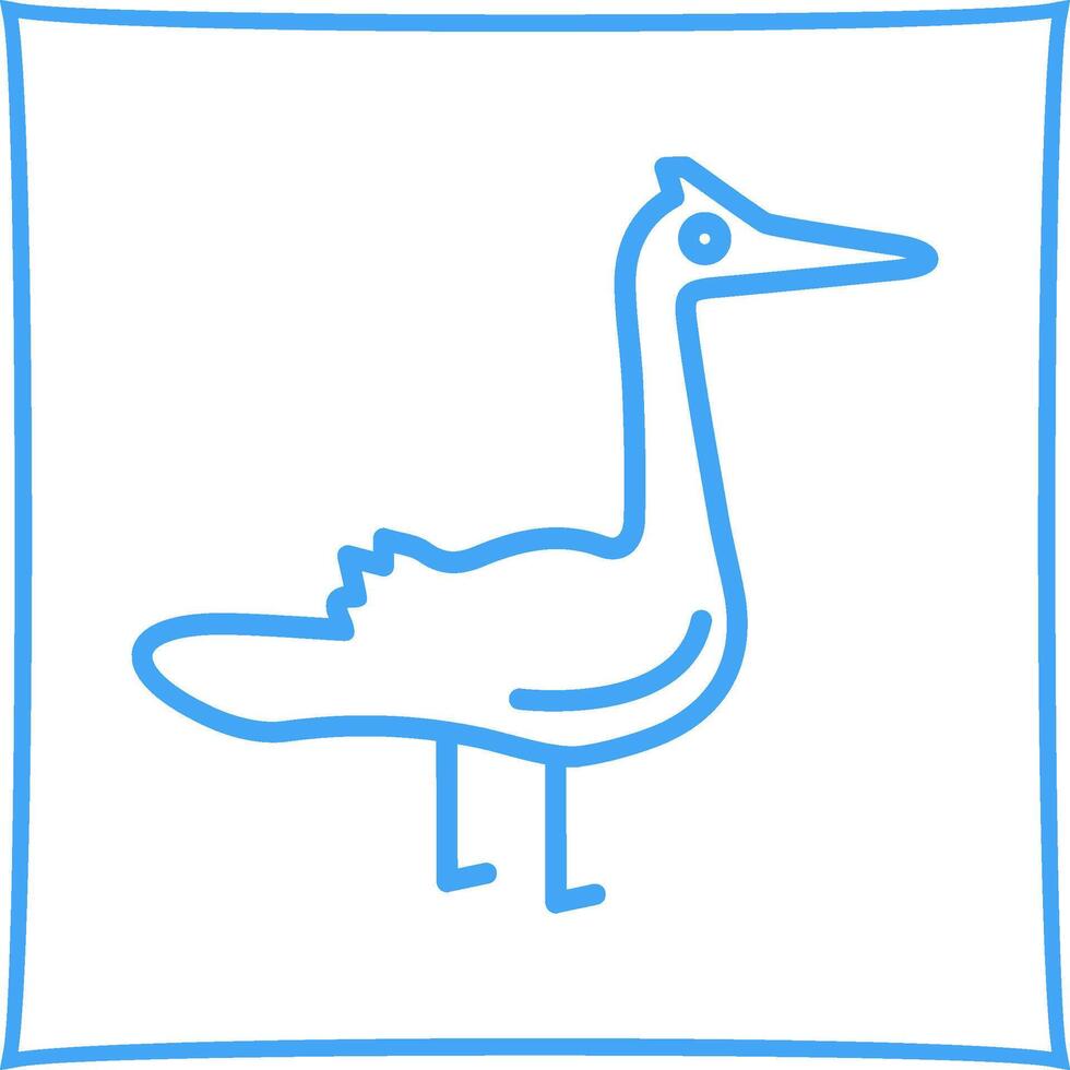 ícone de vetor de flamingo