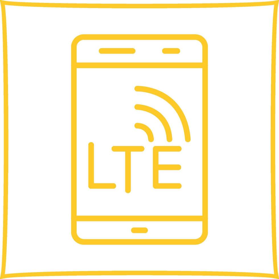 lte vetor ícone