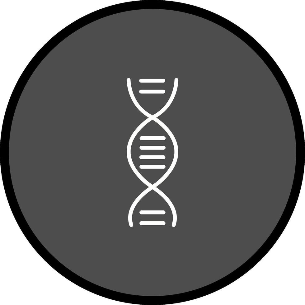 ícone de vetor de estrutura de dna