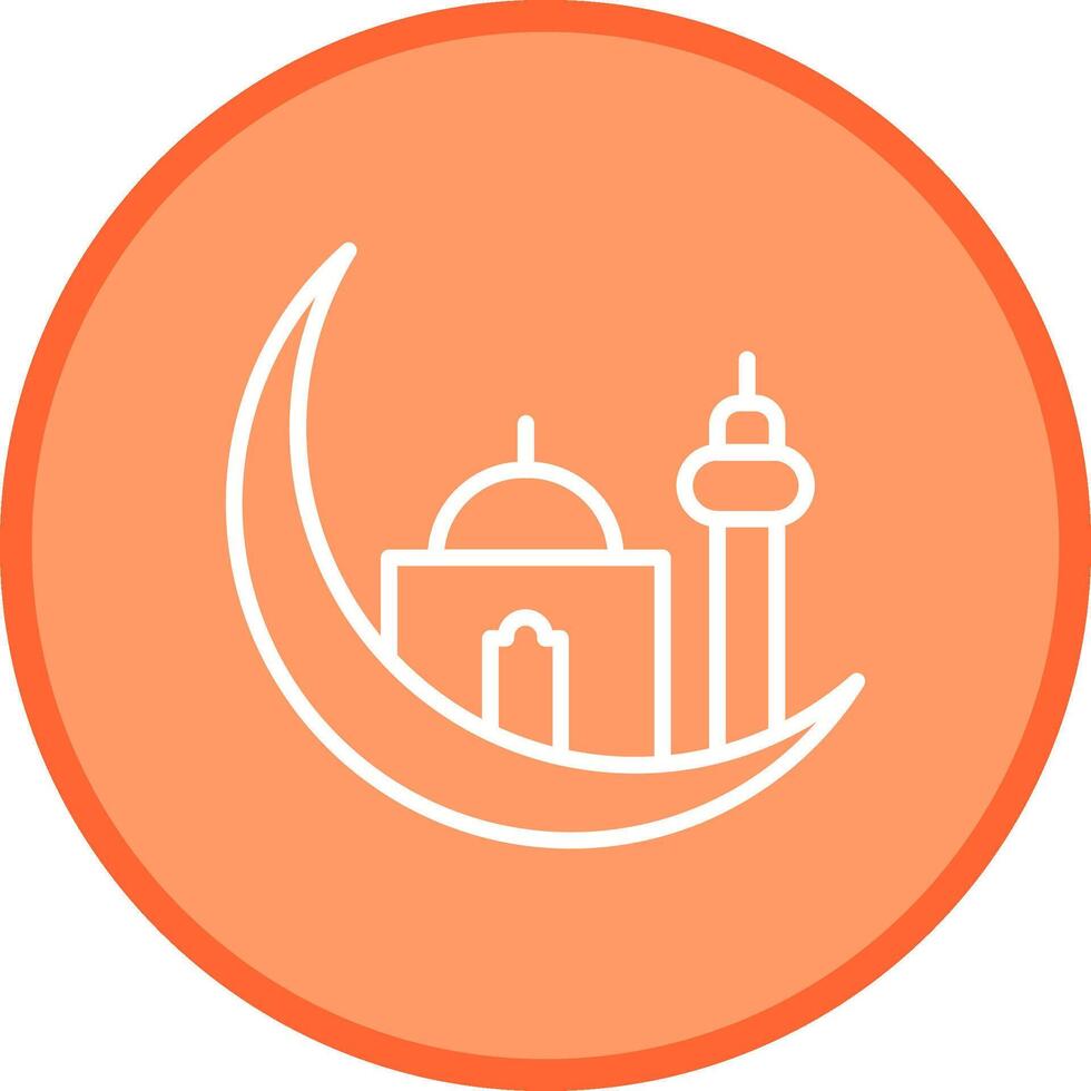 ícone de vetor de estrela islâmica