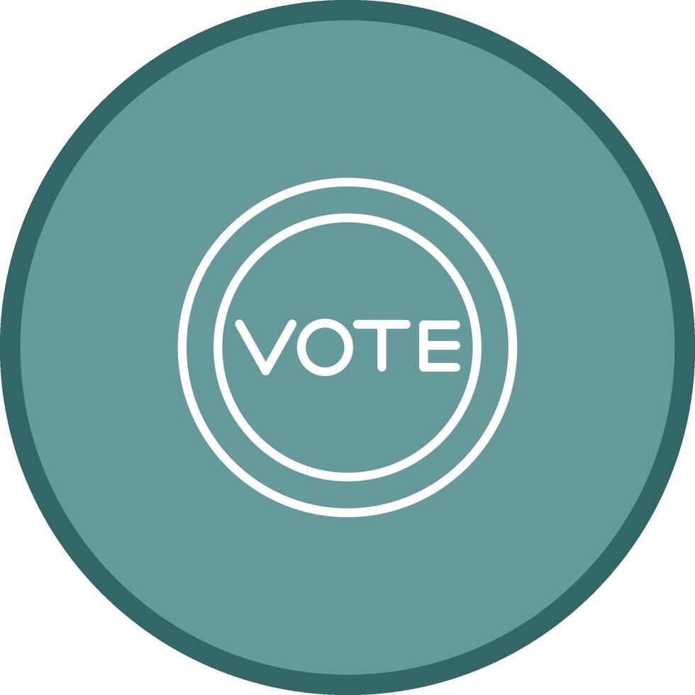 ícone de vetor de link de voto